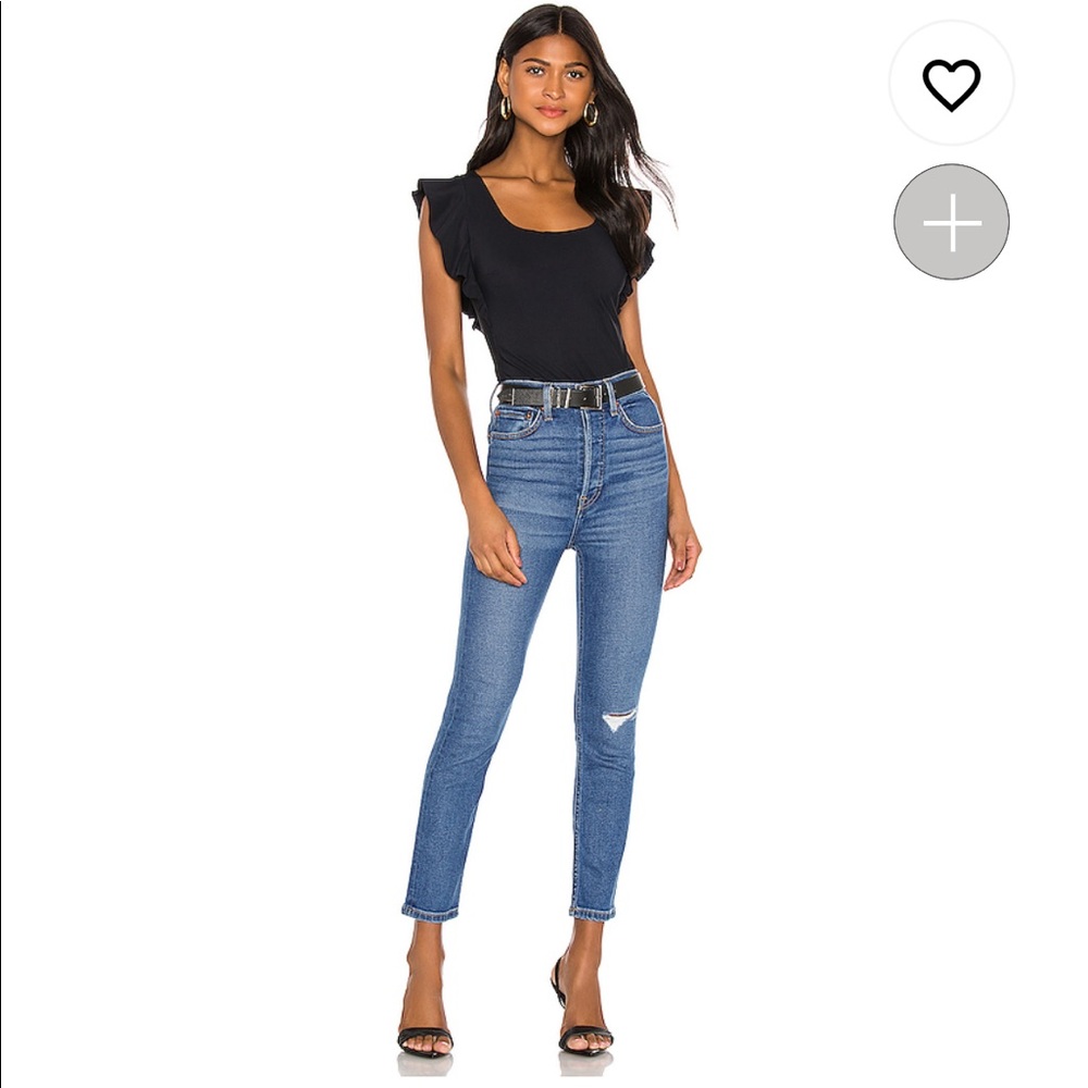 Commando Bonded Ruffle Sleeve Bodysuit